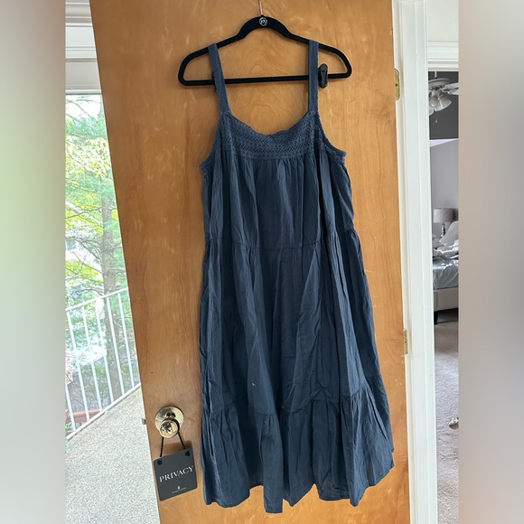 Target, Universal thread, gauze, crochet, navy dress, NWT, size 1X - Picture 8 of 8